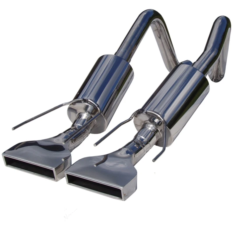 MBRP 2005-2008 Chev Corvette Doppel-Schalldämpfer Axle Back Rechteckige Endrohre