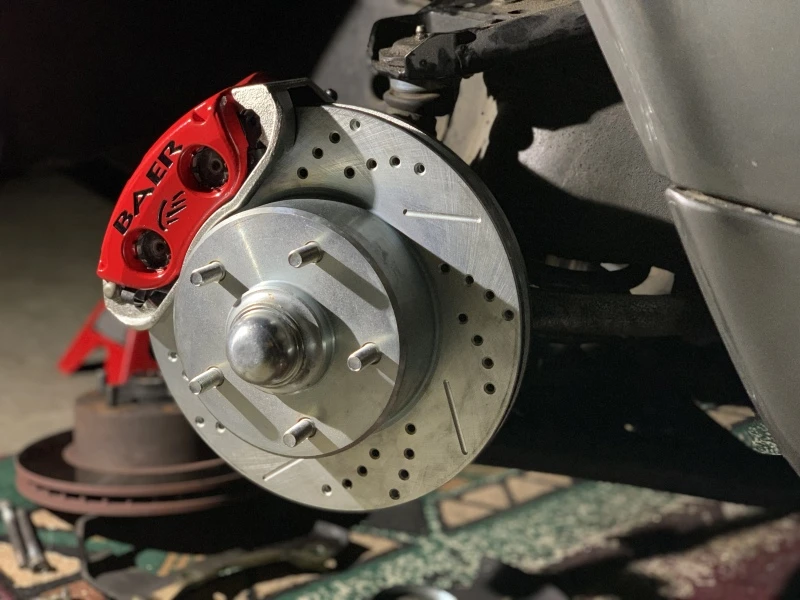 Baer Brakes 62-69 Mustang/Fairlane/Falcon/Torino/Cougar 11in Classic Series Front Brake Kit - Red