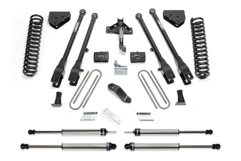 Fabtech 08-15 Ford F250 4WD 6 Zoll 4-Link-System mit Coils und Dlss Shks