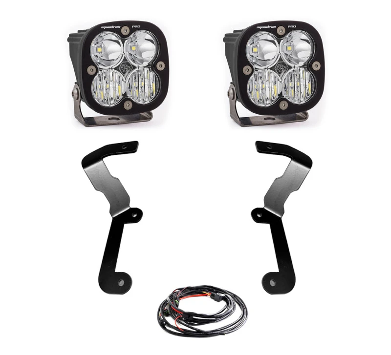 Baja Designs 19-22 GMC Sierra 1500 Squadron Pro A-Pillar Light Kit