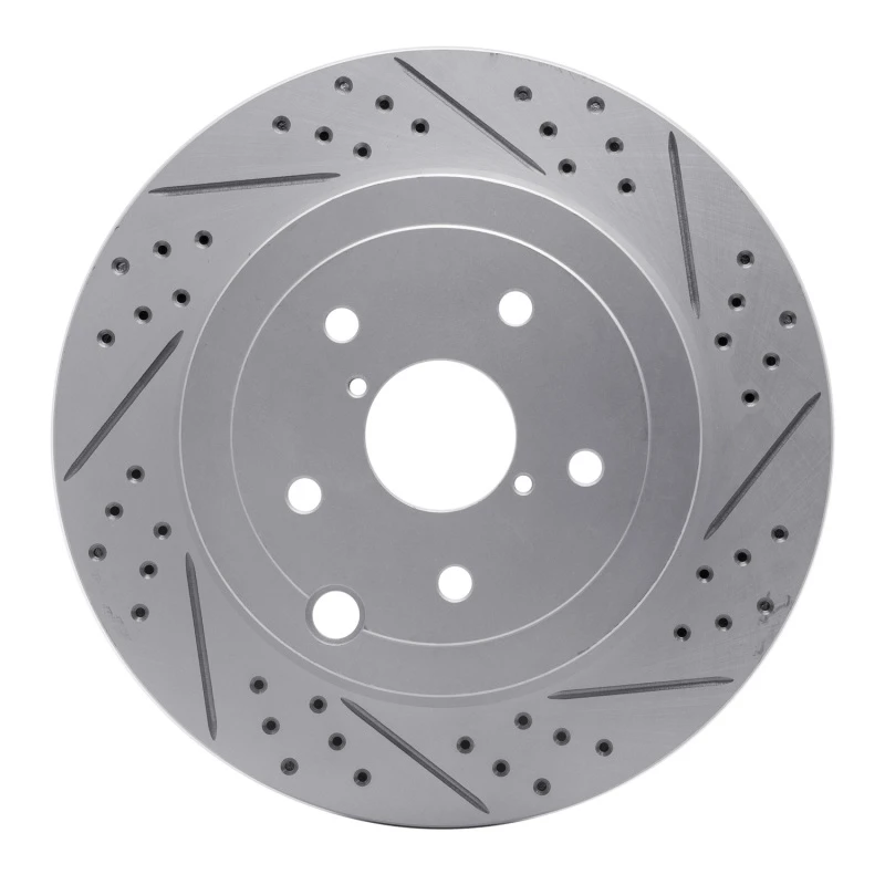 DFC 08-20 Subaru WRX Sti Rear Right Drilled & Slotted Geoperformance Rotor