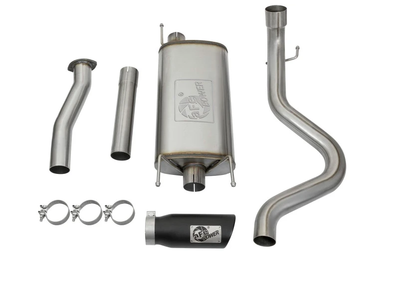 aFe MACHForce XP Cat-Back SS mit schwarzen Spitzen 16 Toyota Tacoma V6-3.5L