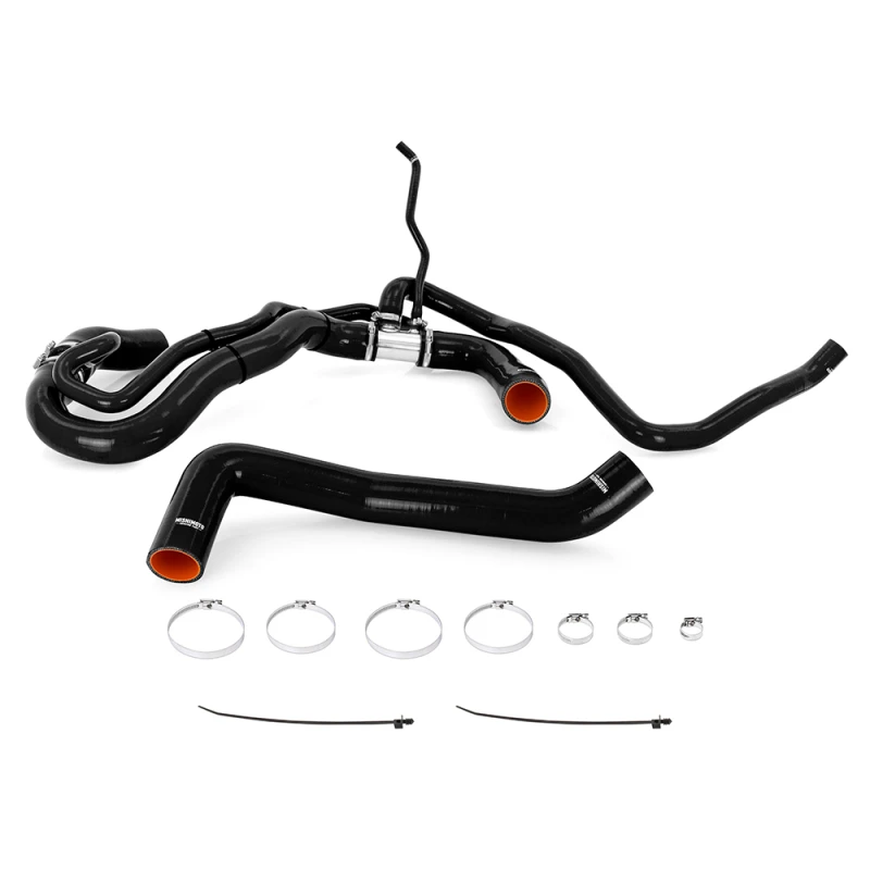 Mishimoto 17-19 Chevrolet Duramax 6.6L L5P Schwarzes Silikon-Kühler-Schlauch-Kit