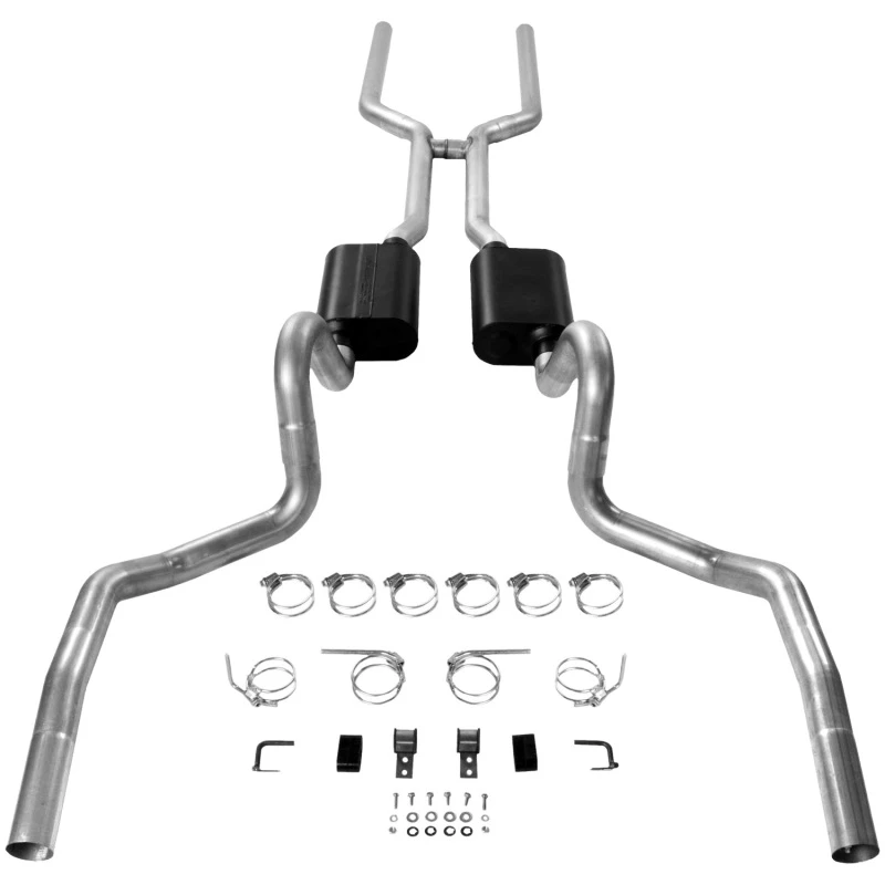 Flowmaster 68-72 GM A-BODY 3.0in. American Thunder Crossmember-Back Exhaust System