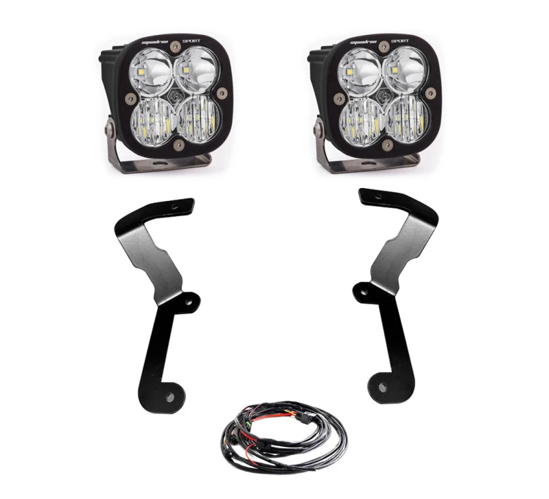 Baja Designs 19-22 GMC Sierra 1500 Squadron Sport A-Pillar Light Kit