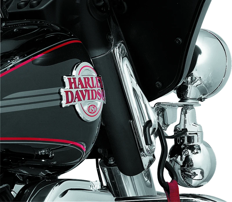 Kuryakyn Custom Teardrop Tie-Down Brackets for 1983-2013 Harley-Davidson Touring