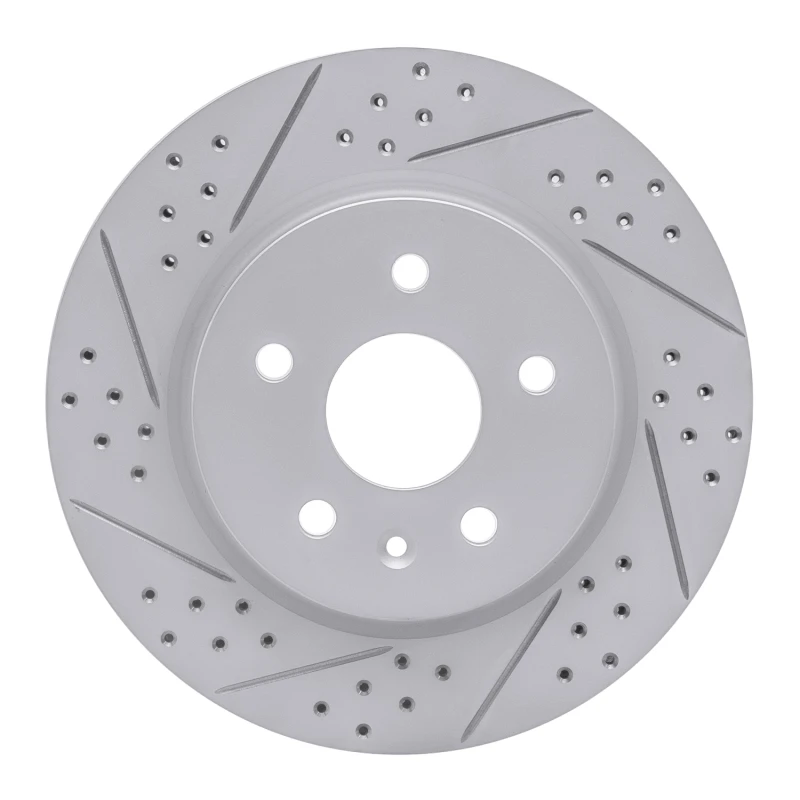 DFC 10-25 Buick Lacrosse Rear Left Drilled & Slotted Geoperformance Rotor