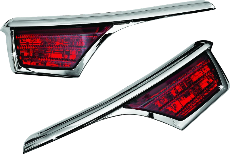 Kuryakyn L.E.D. Passenger Armrest Trim mit Blinker für 06-17 GL1800 Chrom