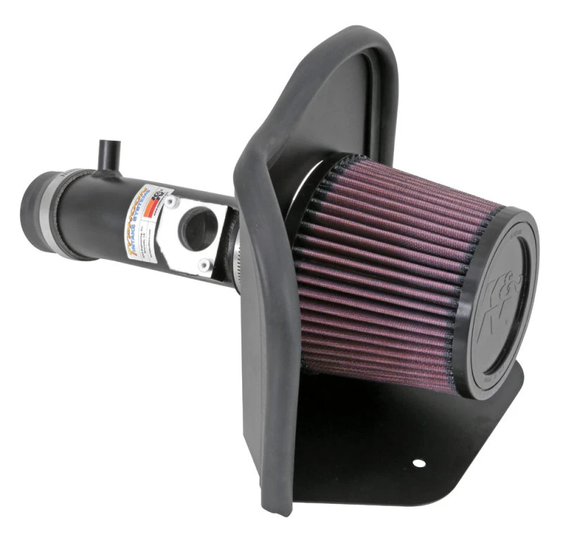 K&N 06-10 Toyota Yaris L4-1.5L Flach Schwarz Typhoon Short Ram Einlass