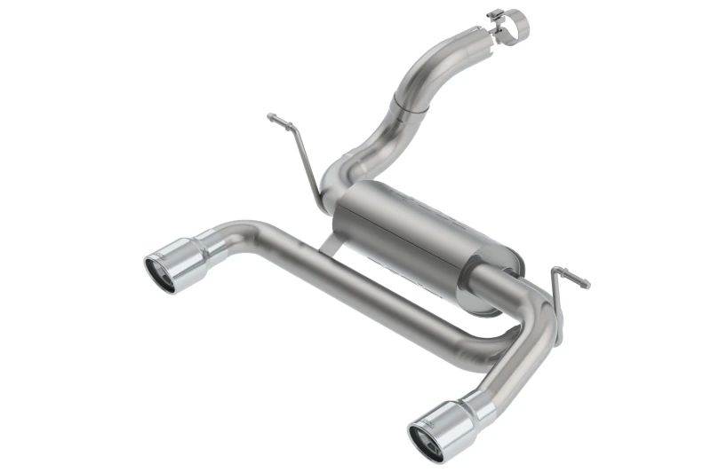 Borla 18-19 Jeep Wrangler JL/JLU 2.0L 4Cyl 2DR/4DR Axle-Back-Abgasanlage ATAK mit 3,5 Zoll-Spitzen