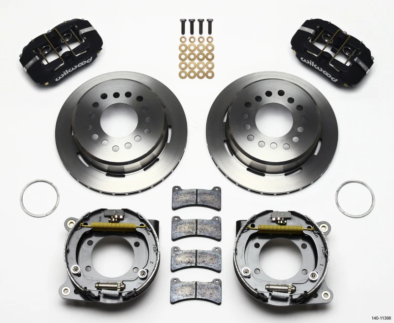 Wilwood Dynapro Low-Profile 11,00 Zoll P-Bremse Kit Ford 8,8 mit 2,50 Zoll Offset-5 Loch
