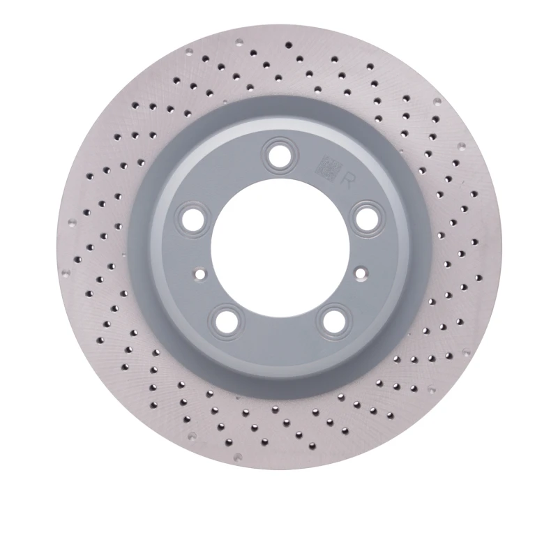 DFC 12-16 Porsche 911 Right Rear Drilled GeoSPEC Coated Rotor