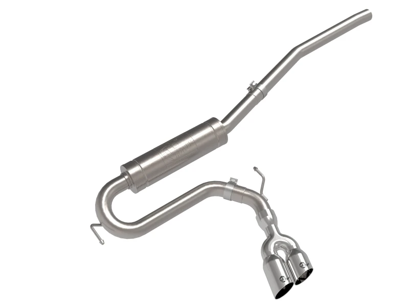aFe 22-23 Ford Maverick EcoBoost L4 2.0L(t) Rebel-Serie 2-1/2 Zoll 304 SS Kat-Back mit polierter Spitze