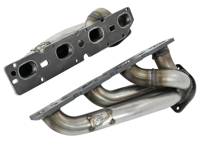 aFe Power Twisted Steel 304SS Shorty Header 09-18 Dodge Challenger / Charger V8-5.7L (Übersetzt: aFe Power Twisted Steel 304SS Kurzer Header 09-18 Dodge Challenger / Charger V8-5.7L)