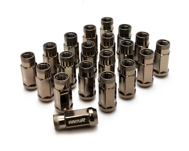 Wheel Mate WM14R 14x1.50 Radmuttern Titanium Chrome 20 Stück