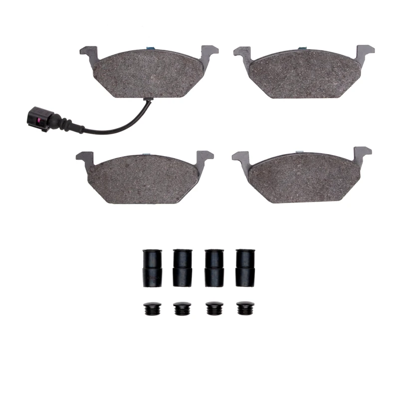 DFC 99-10 Volkswagen Jetta Sedan Front Euro 5000 Ceramic Brake Pads and Hardware Kit