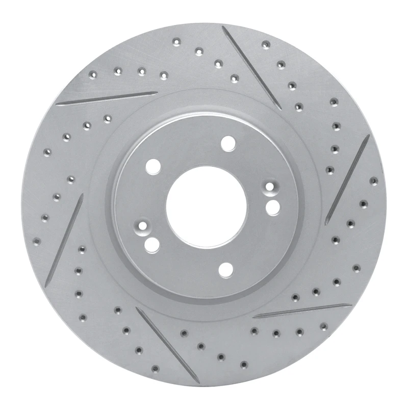 DFC 15-20 Kia Sorento Front Right Drilled & Slotted Geoperformance Rotor