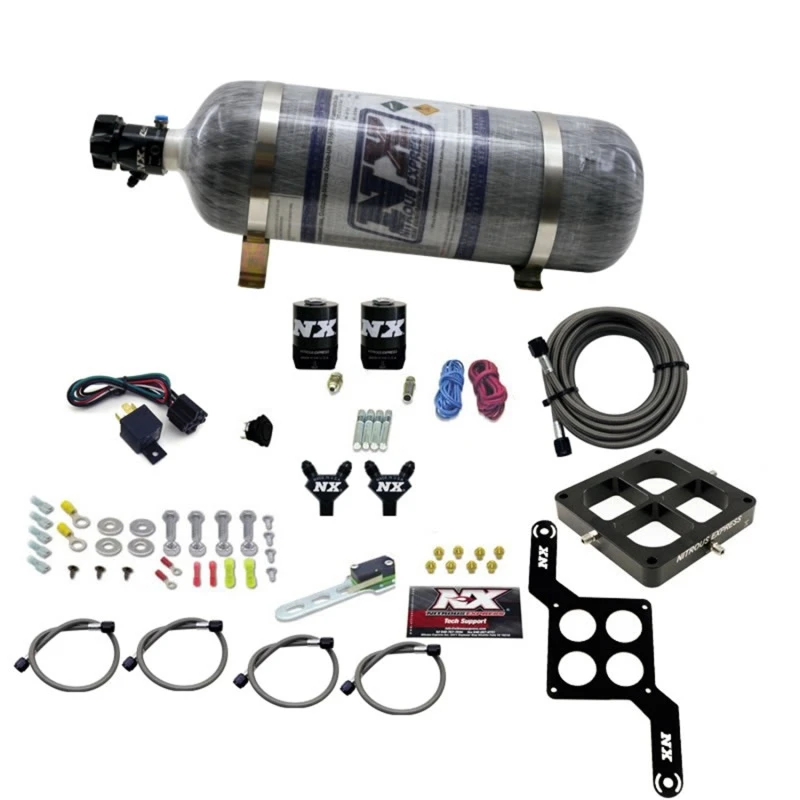 Nitrous Express Dominator Billet Crossbar Stage 6 Nitrous Kit (50-300PS) mit Composite-Flasche