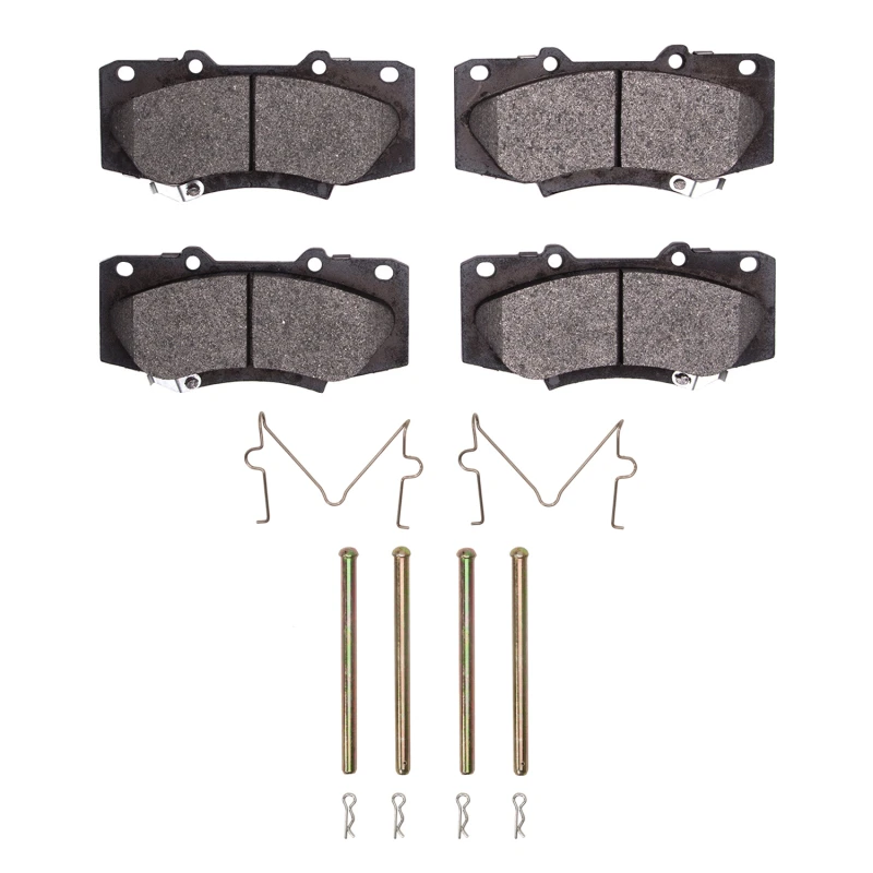 DFC 13-15 Toyota Hilux (Mexico) Front 3000 Ceramic Brake Pads and Hardware Kit