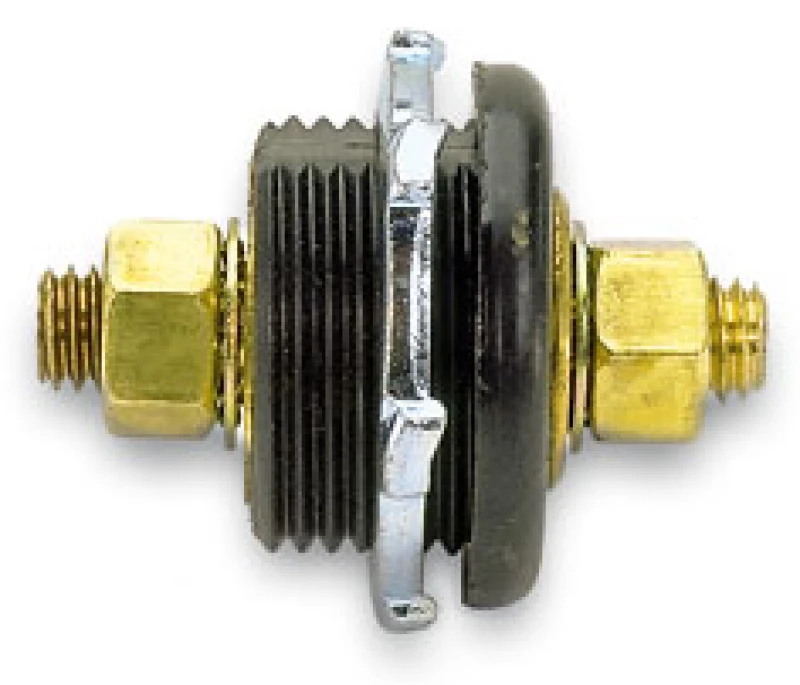 Moroso Thru-Panel Connector - Black