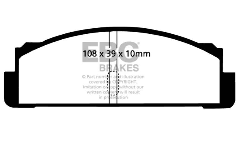ebc_DP2130-6793205577a0f EBC 68-83 Fiat 124 1.6 Greenstuff Rear Brake Pads