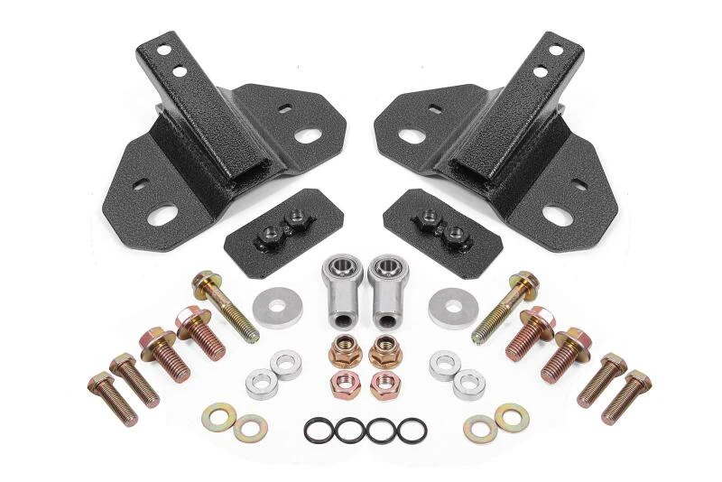 BMR Suspension 24-25 Ford Mustang Rear Steel Shock Mount - Black Hammertone
