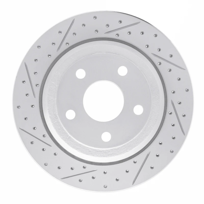 DFC 11-25 Dodge Durango Rear Left Drilled & Slotted Geoperformance Rotor