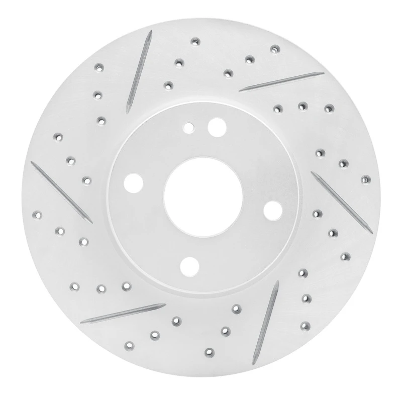 DFC 16-25 Mazda 2 (Mexico) Front Left Drilled & Slotted Geoperformance Rotor