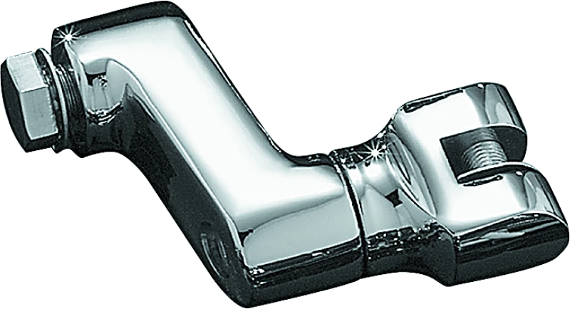 Kuryakyn Offset Peg Mount With 1/2in-13 Mount Bolts Chrome (Pair)
