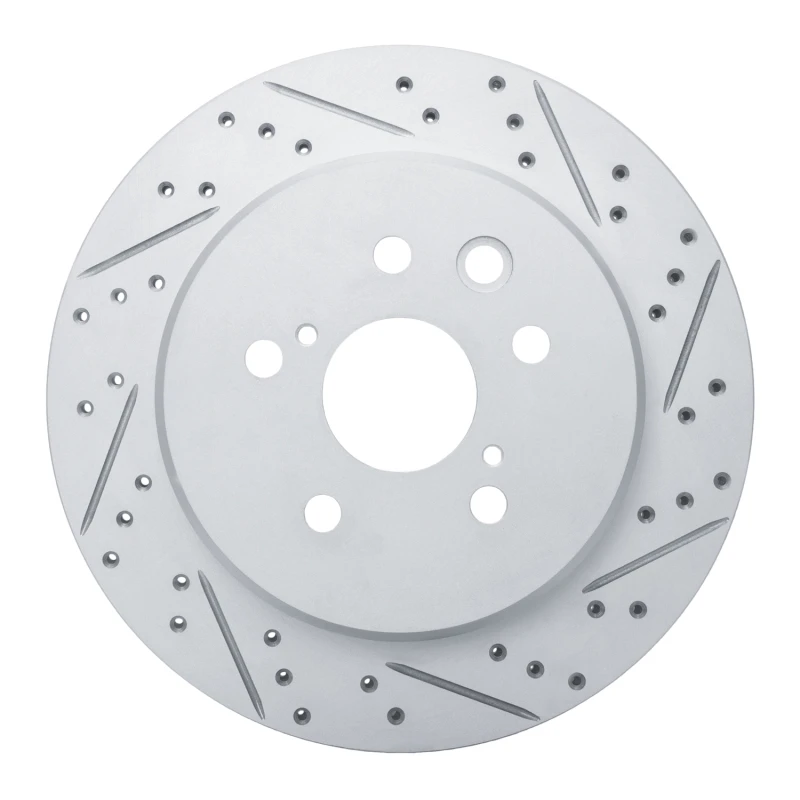 DFC 06-20 Lexus Is200T Rear Right Drilled & Slotted Geoperformance Rotor