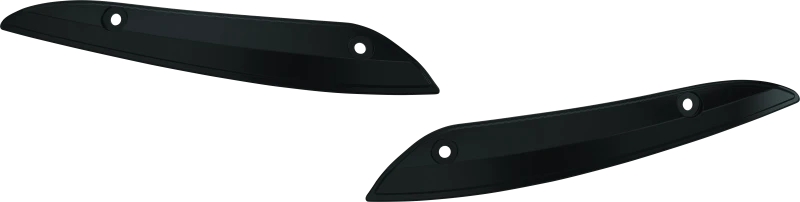 Kuryakyn Windshield Side Trims Gloss Black für 2015–2023 Harley-Davidson Road Glide