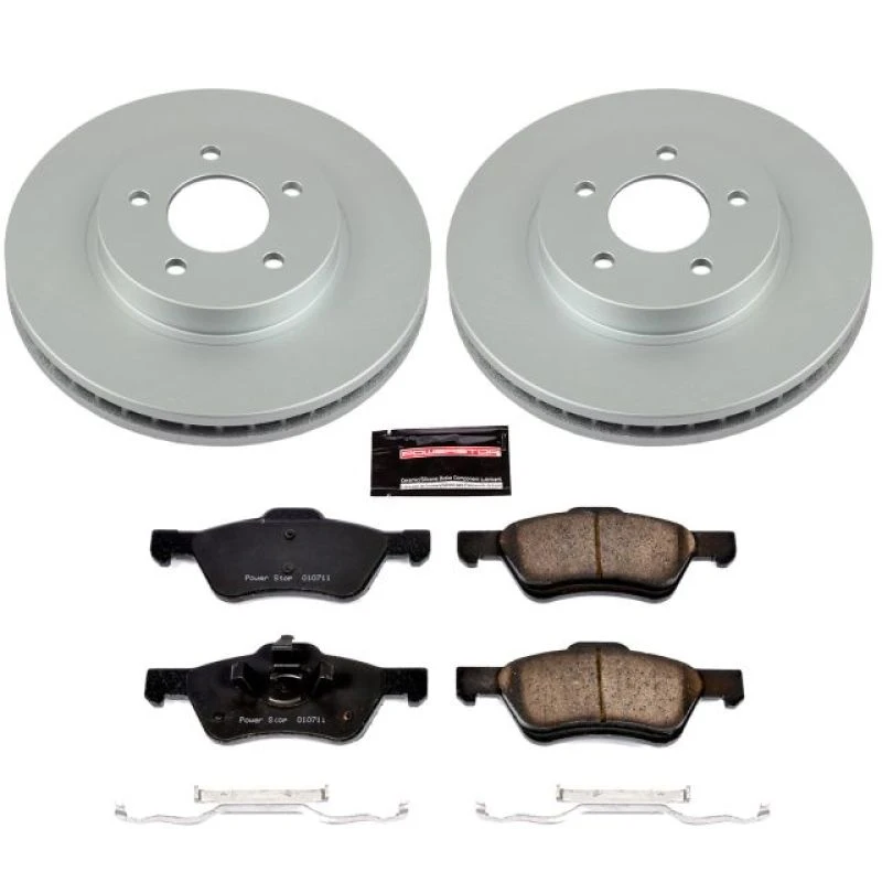 powerstop_CRK4580-679453d5b1363 Power Stop 05-10 Ford Escape Front Z17 Evolution Geomet Coated Brake Kit