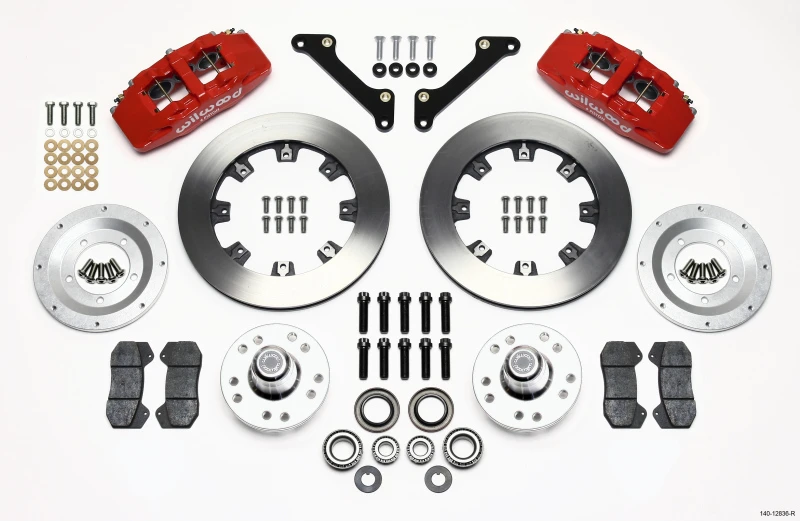 Wilwood Dynapro 6 Vorderrad Kit 12,19 Zoll gebohrt Rot 79-81 Camaro