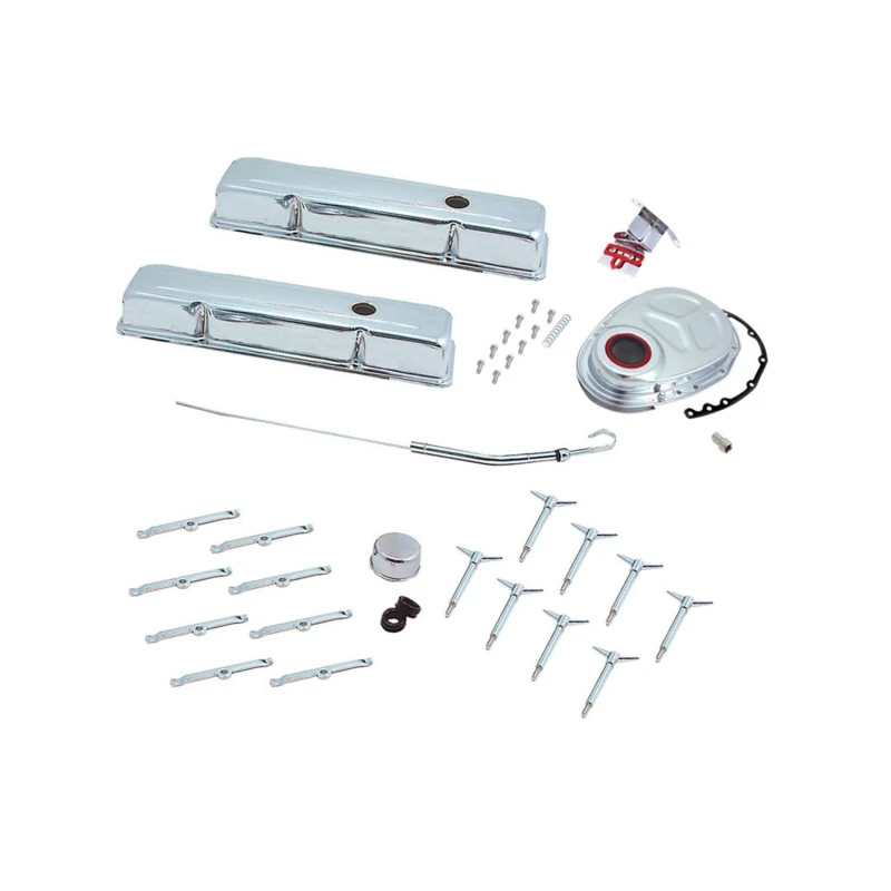 Spectre SB Chevy Deluxe Motor-Verkleidungs-Kit (Kurz) - Chrom