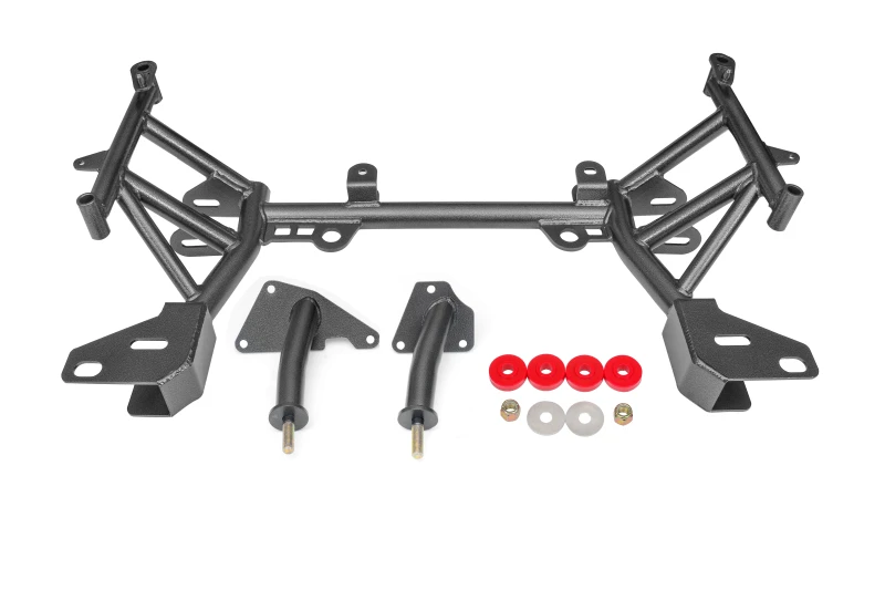 BMR 93-02 4. Generation F-Body K-Member LT1 Motorhalterungen Standard-Rack-Halterungen Schwarz-Hammertone