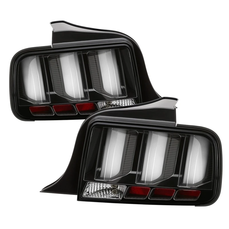 spyder_5086693-6794d21702ce9 Spyder 05-09 Ford Mustang (White Light Bar) LED Tail Lights - Black ALT-YD-FM05V3-LED-BK