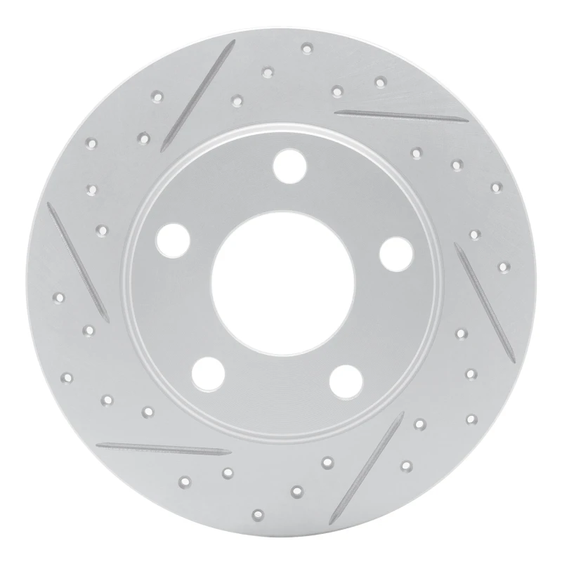 DFC 99-05 Audi A6 Quattro Rear Right Drilled & Slotted Geoperformance Rotor