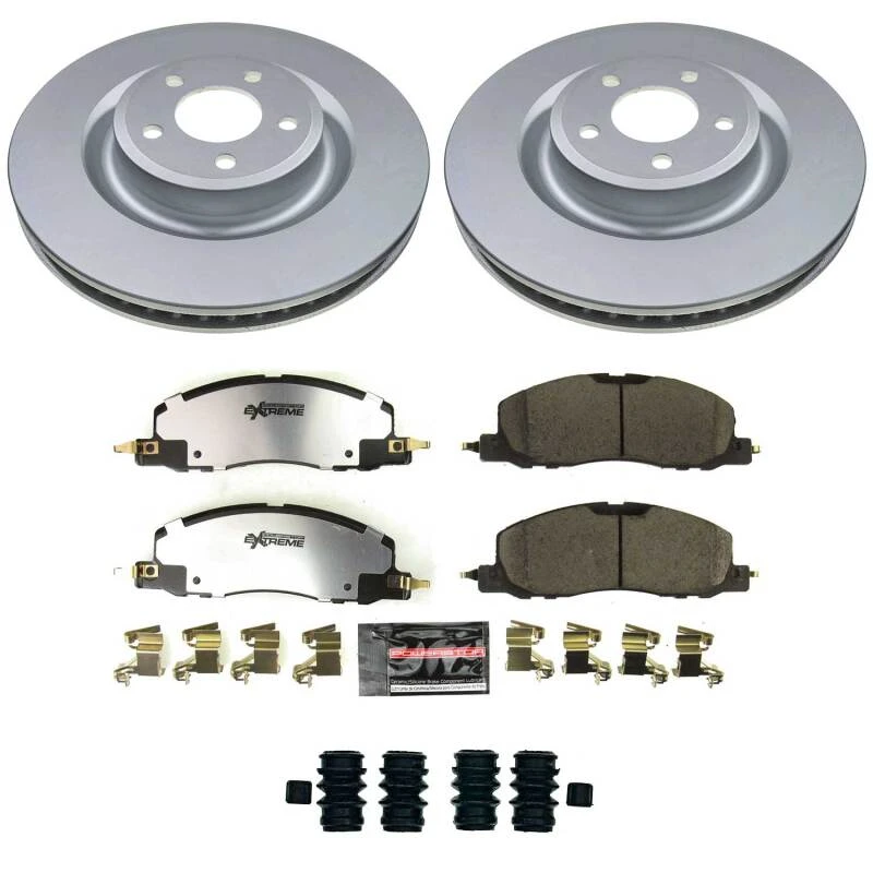 Power Stop 20-25 Ford Explorer Front Z36 Coated Truck & Tow Brake Kit