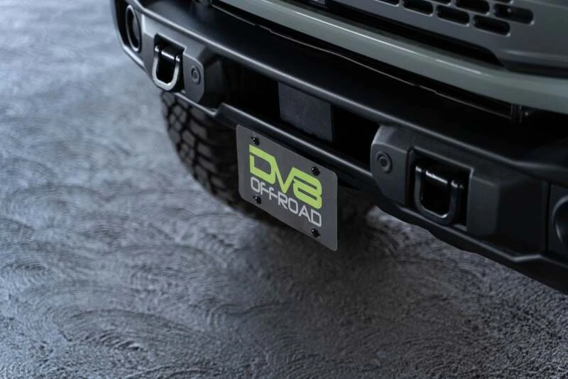 DV8 Offroad Front License Plate Mount für 21-23 Ford Bronco Capable Bumper