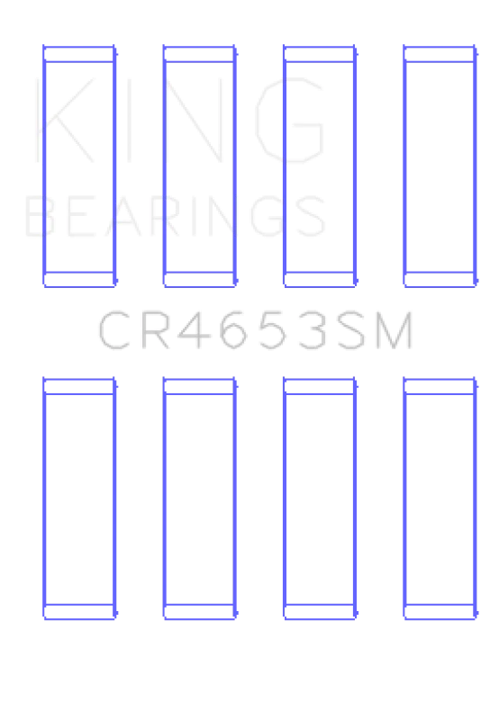 King Engine Bearings Toyota 2AR-FE/ 2AR-FXE (Size 0.05) Connecting Rod Bearing Set