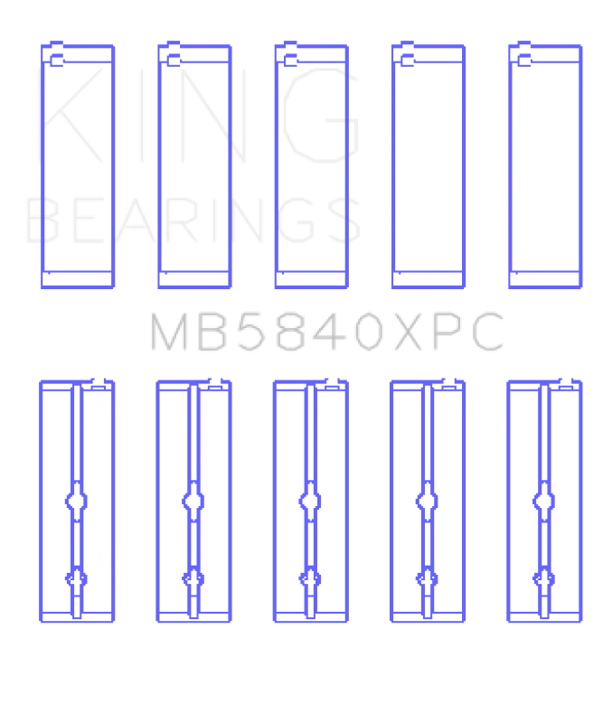 King Chrysler 300 Srt8 Hauptlager-Set