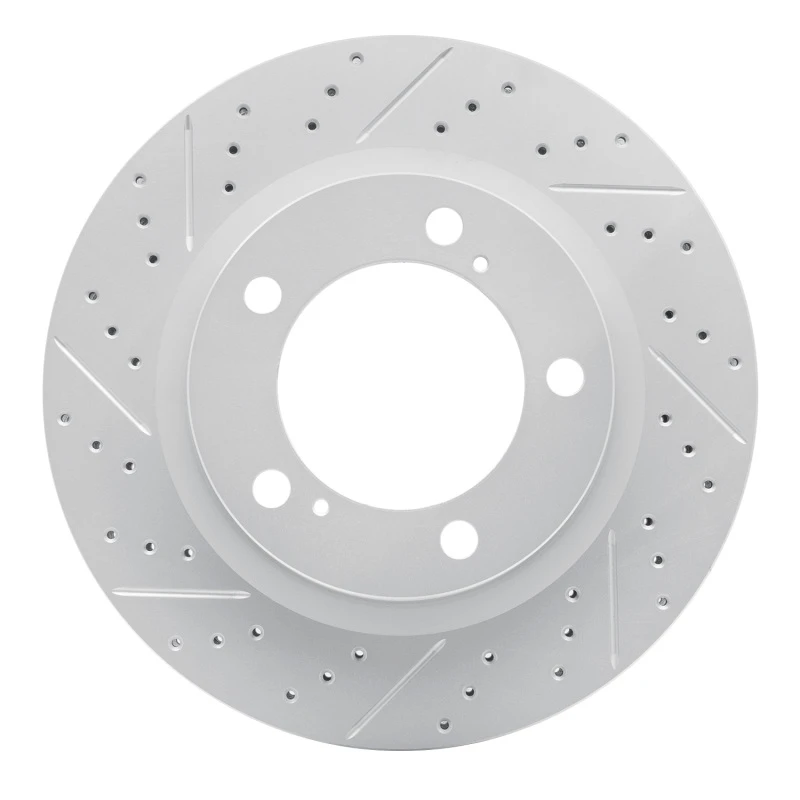 DFC 08-21 Lexus Lx570 Front Left Drilled & Slotted Geoperformance Rotor