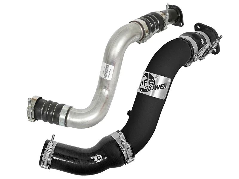 aFe Bladerunner 3 Zoll Intercooler Heiß- und Kaltseite-Rohre 16-17 Nissan Titan XD V8 5.0L (td)