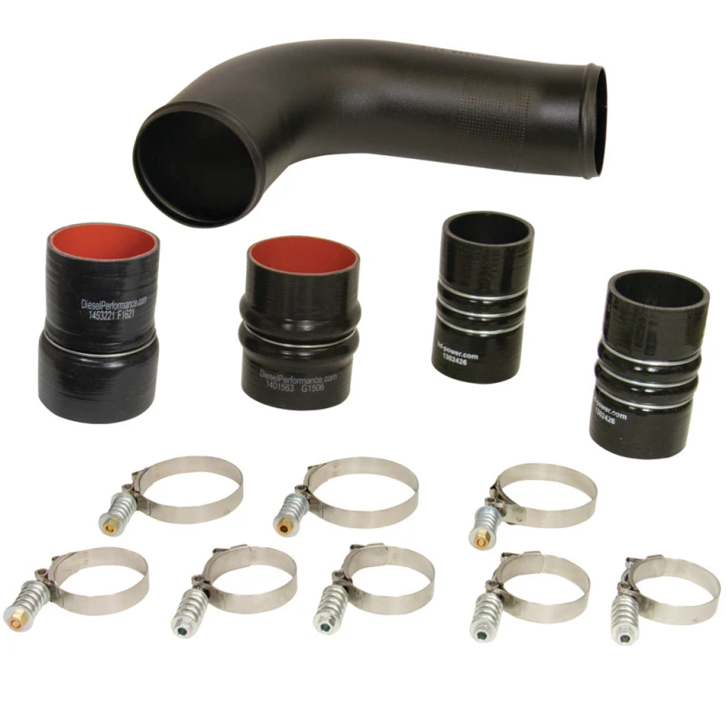 BD Diesel Intercooler Schlauch- und Klemmen-Set für 2010–2012 Dodge RAM 6.7L