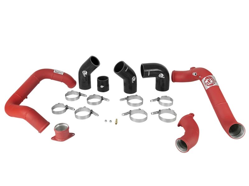 aFe Bladerunner 2,25 Zoll & 2,5 Zoll Intercooler-Rohre Heiß & Kalt 16-18 Honda Civic I4-1,5L (t) - Rot