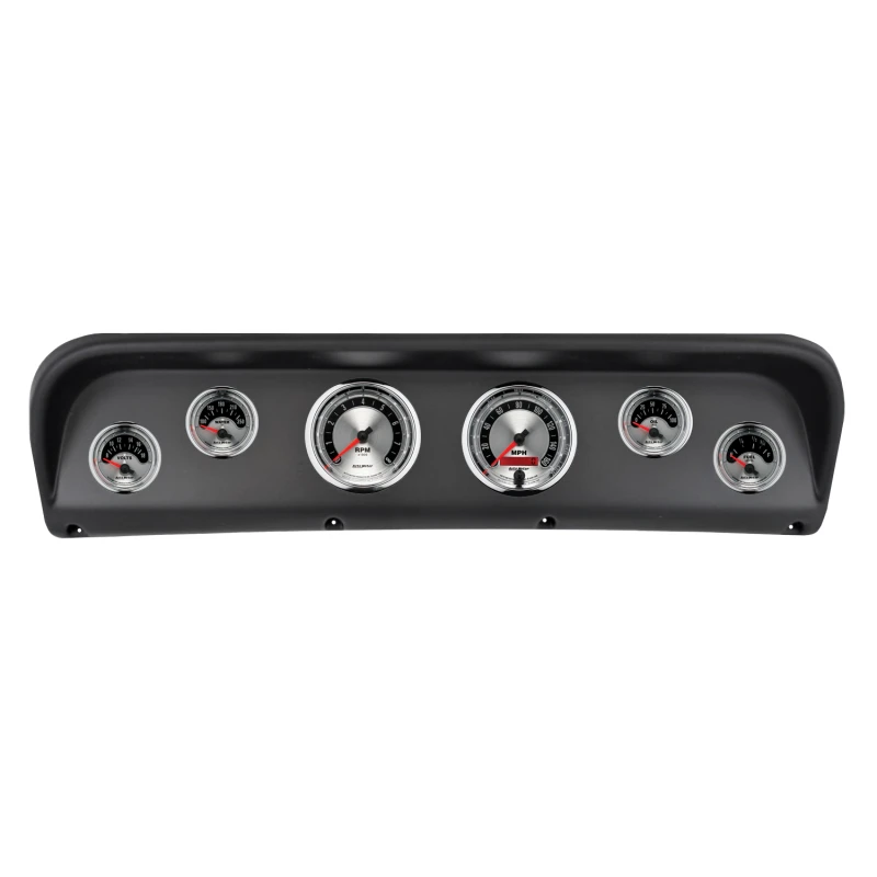 Autometer American Muscle Direct Fit Dash Kit 67-72 Ford F100 (2 x 3-3/8in. / 4 x 2-1/16in.)