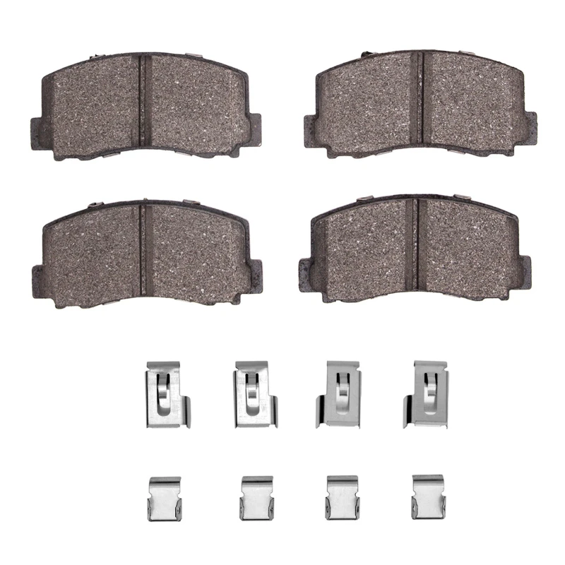 DFC 83-83 Mitsubishi Tredia Front 5000 Advanced Semi Metallic Brake Pads and Hardware Kit
