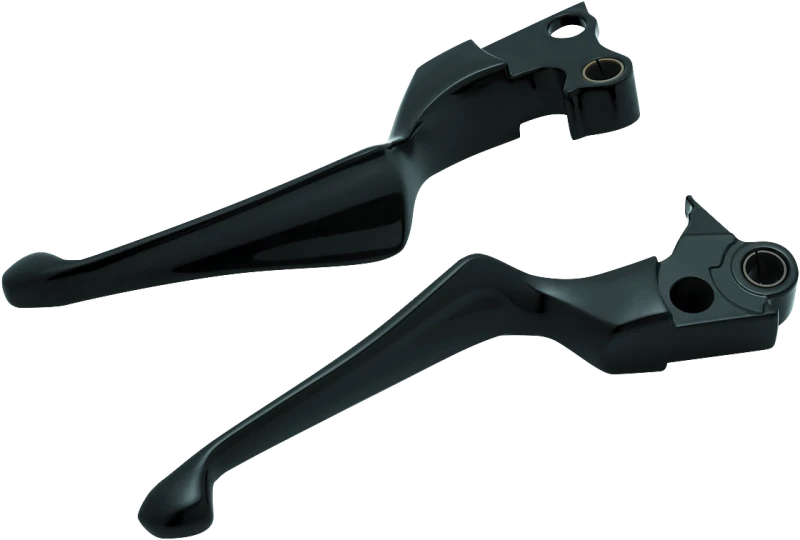 Kuryakyn Boss Blades Hebelset 96-Up Kabel Glanz Schwarz
