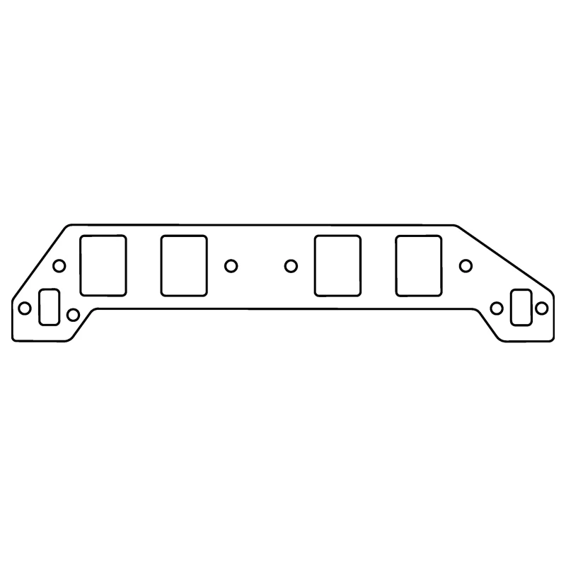 Cometic GM Gen-V/VI BB V8.125in Fiber Intake Mani Gskt Set-2.460in x 1.860in Rect. Ports