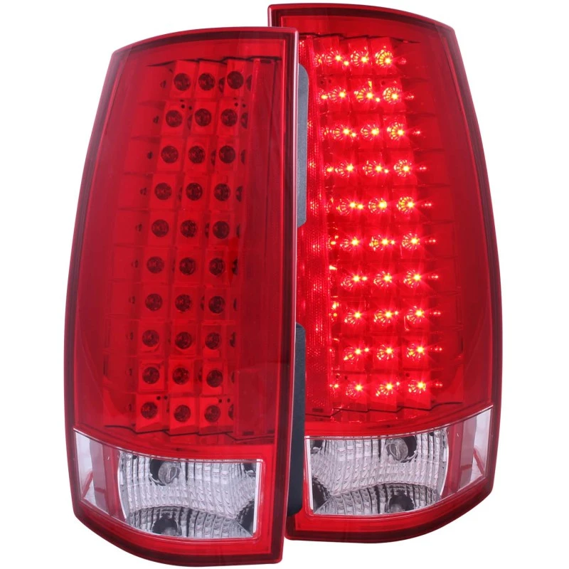 ANZO 2007-2014 Chevrolet Suburban LED-Rückfahrscheinwerfer Rot/Klar G4